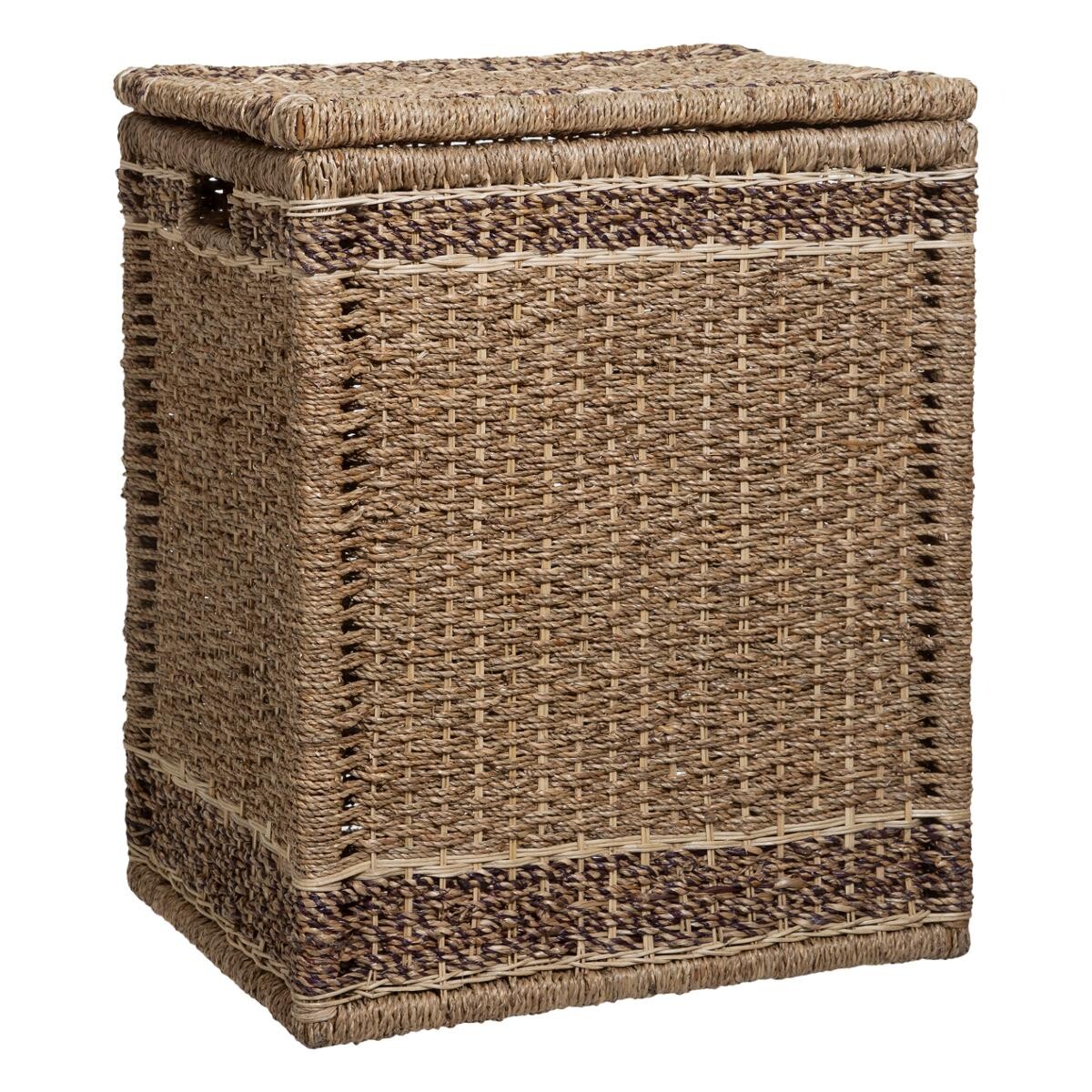 Set of 5 rectangular baskets Brown