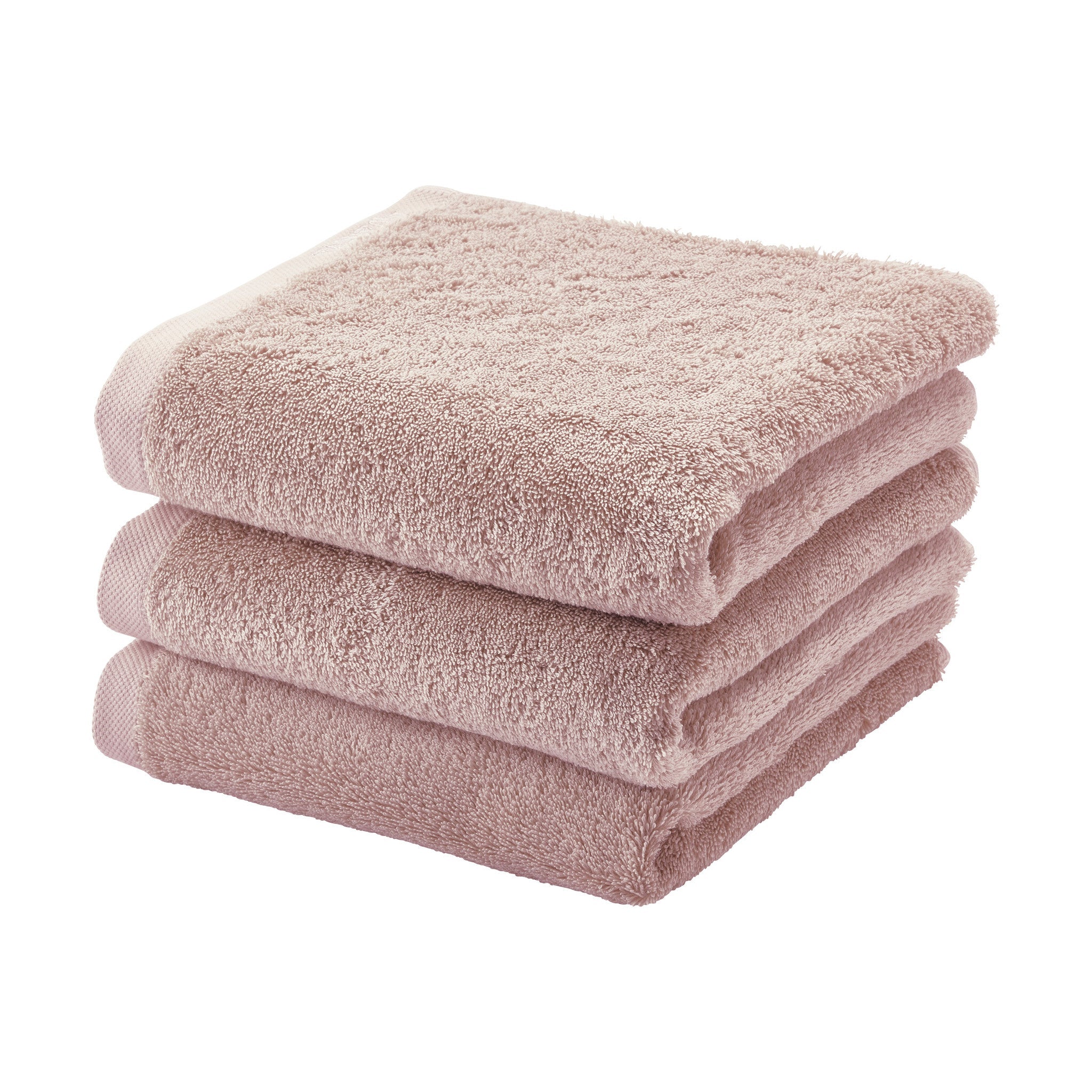 London Handdoek Dusty Pink   Roze   Katoen