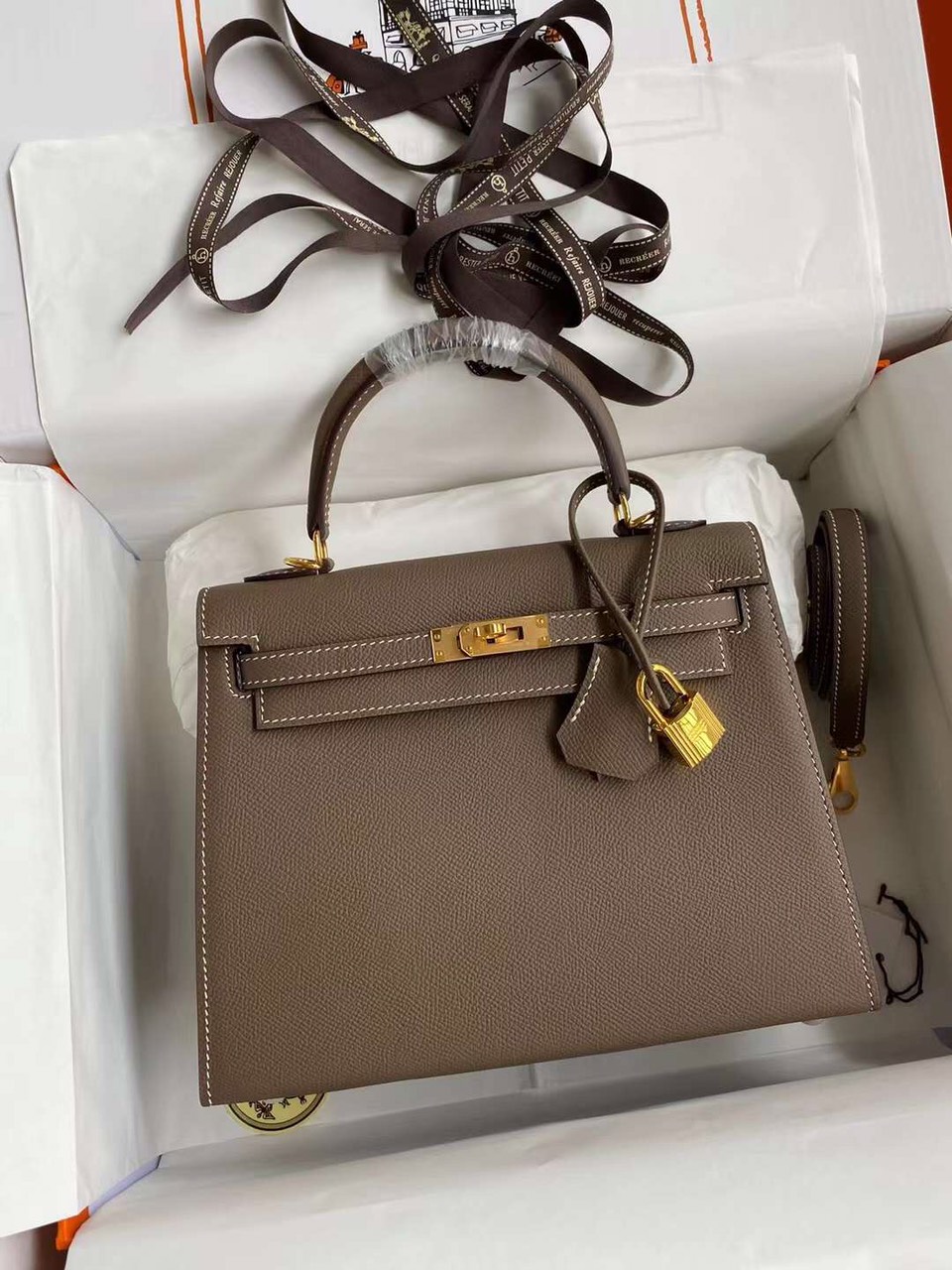 Hermes Kelly Epsom Leather 25cm Bag