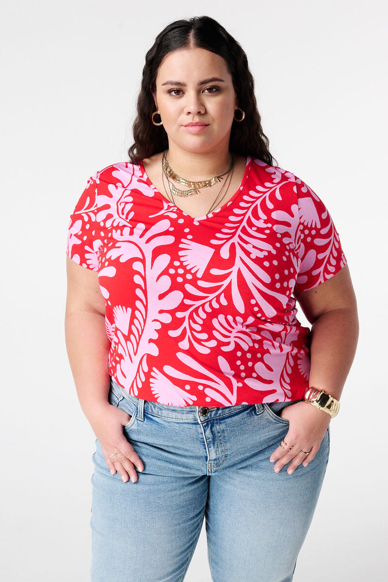 MS Mode T-shirt avec imprimé