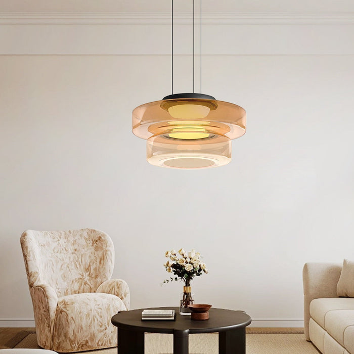CraftNova – Bauhaus Glaspendellamp met Verstelbare Ophanging