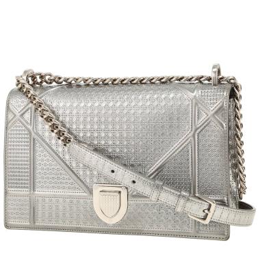 Dior Diorama shoulder bag in white leather1:1High-quality replica