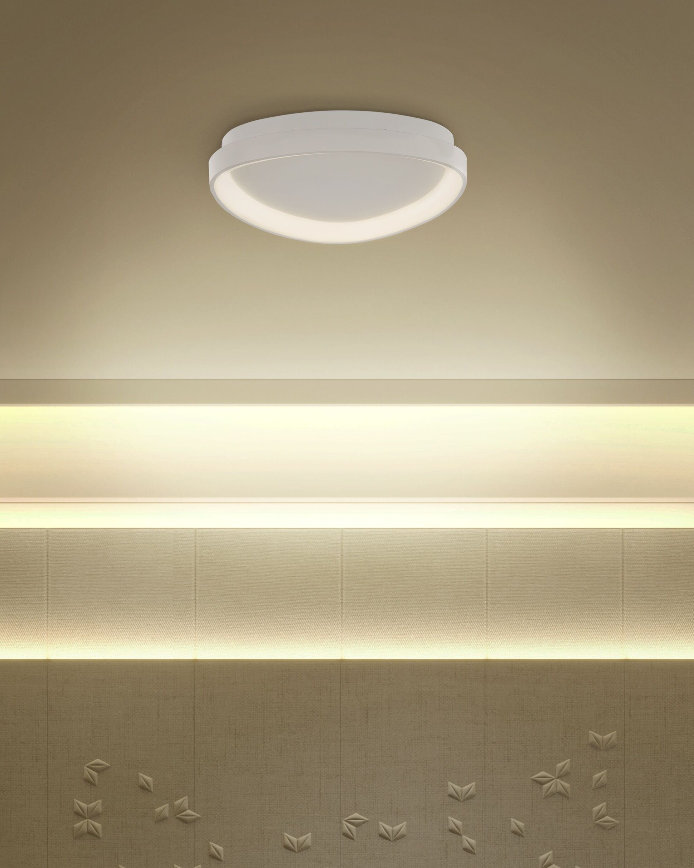 LED Ceiling Lamp NANDING Metal White