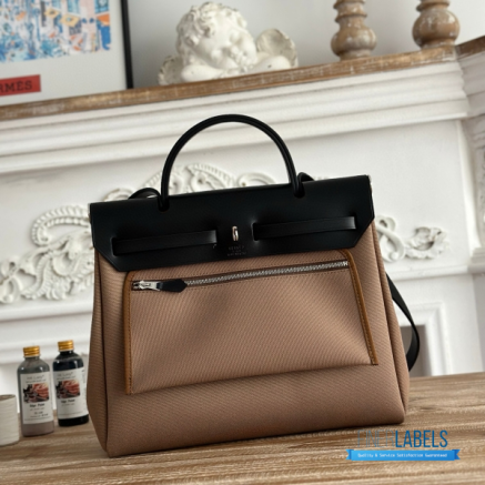 Hermès Herbag Zip 31 Bag | 31x25x10 cm | Luxury Canvas & Leather Shoulder Bag for Women | Spacious Everyday Hermès Tote1:1High-quality replica
