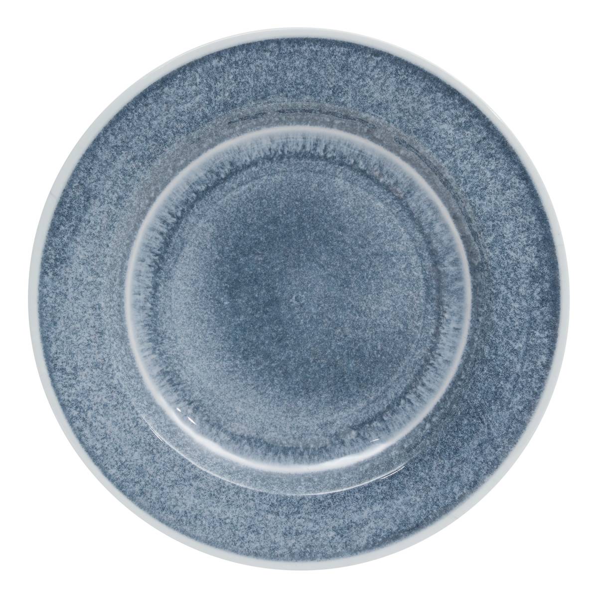 Flat plate "Fanny" D.28 cm, Blue