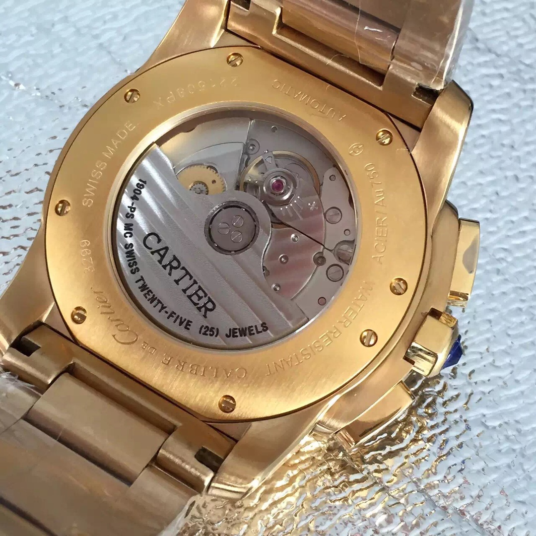 Cartier Calibre Chronograph Men's Watch(1:1 replica) - Top club
