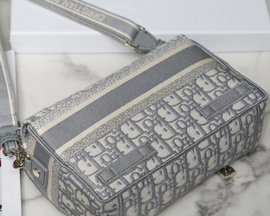 Small Diorcamp Bag Blue/Grey For Women‎ 9in/23cm CD1:1High-quality replica
