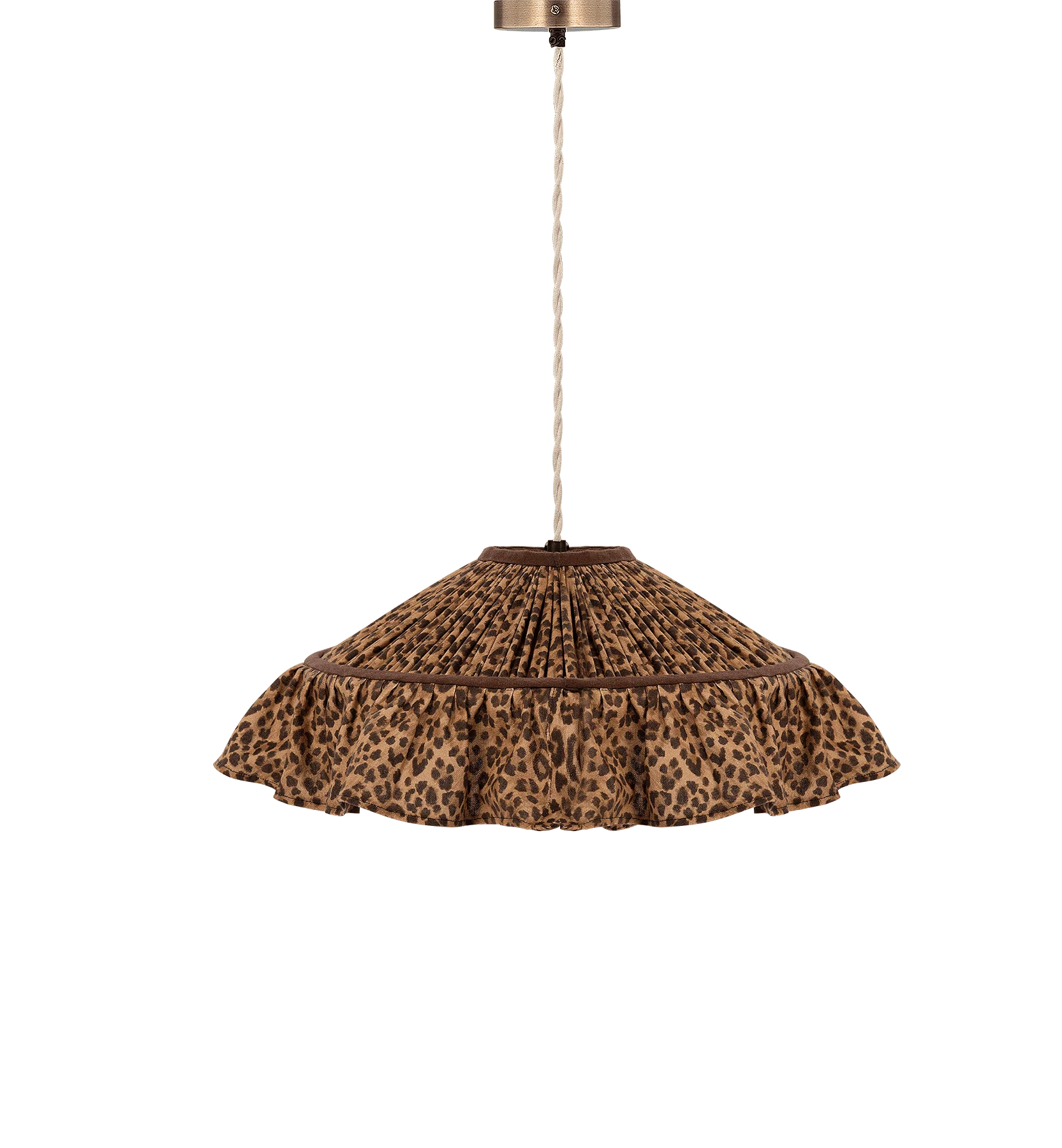 Leopard Frill Lamp