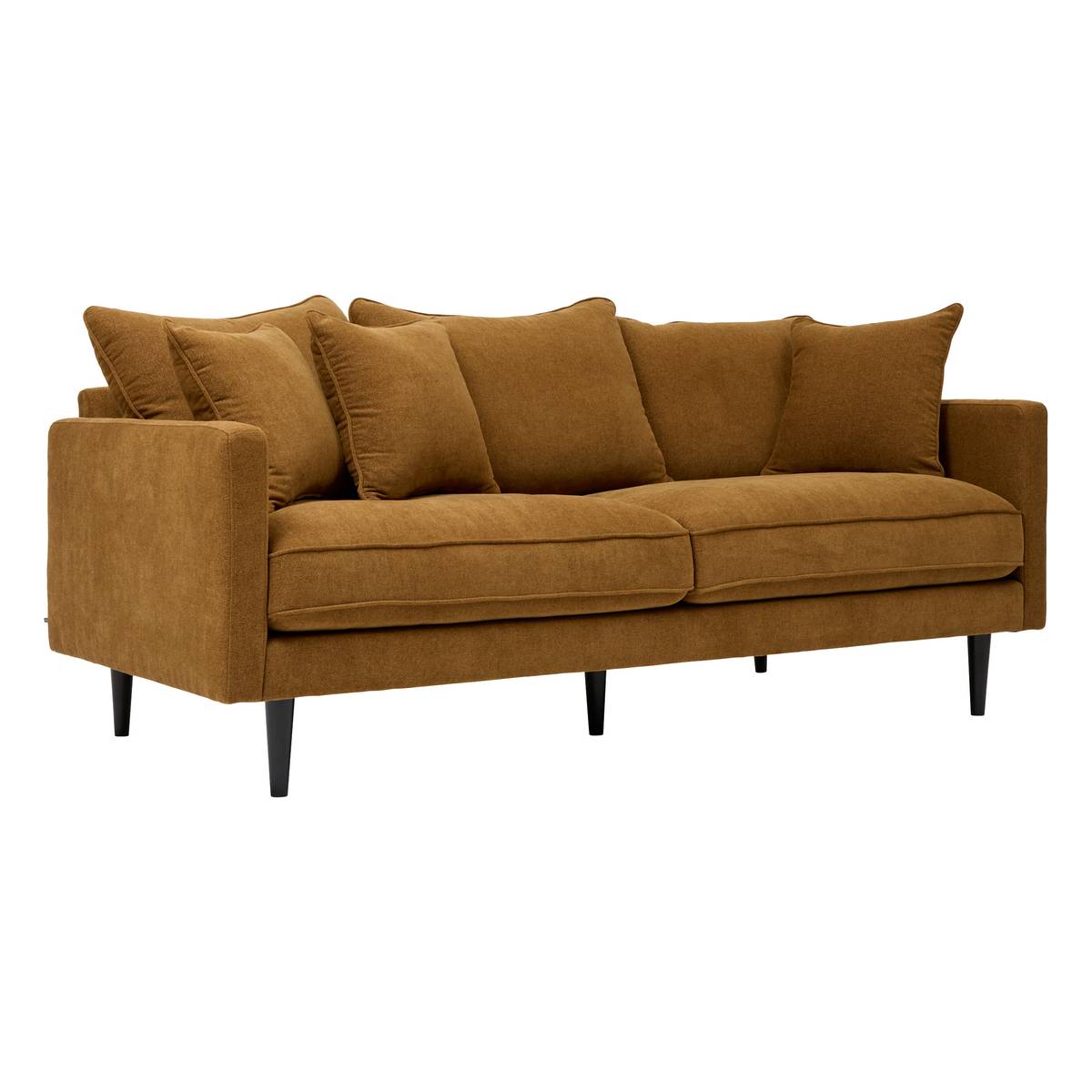Fixed Sofa "Candice" 3 seater, 194x96 cm, Bronze