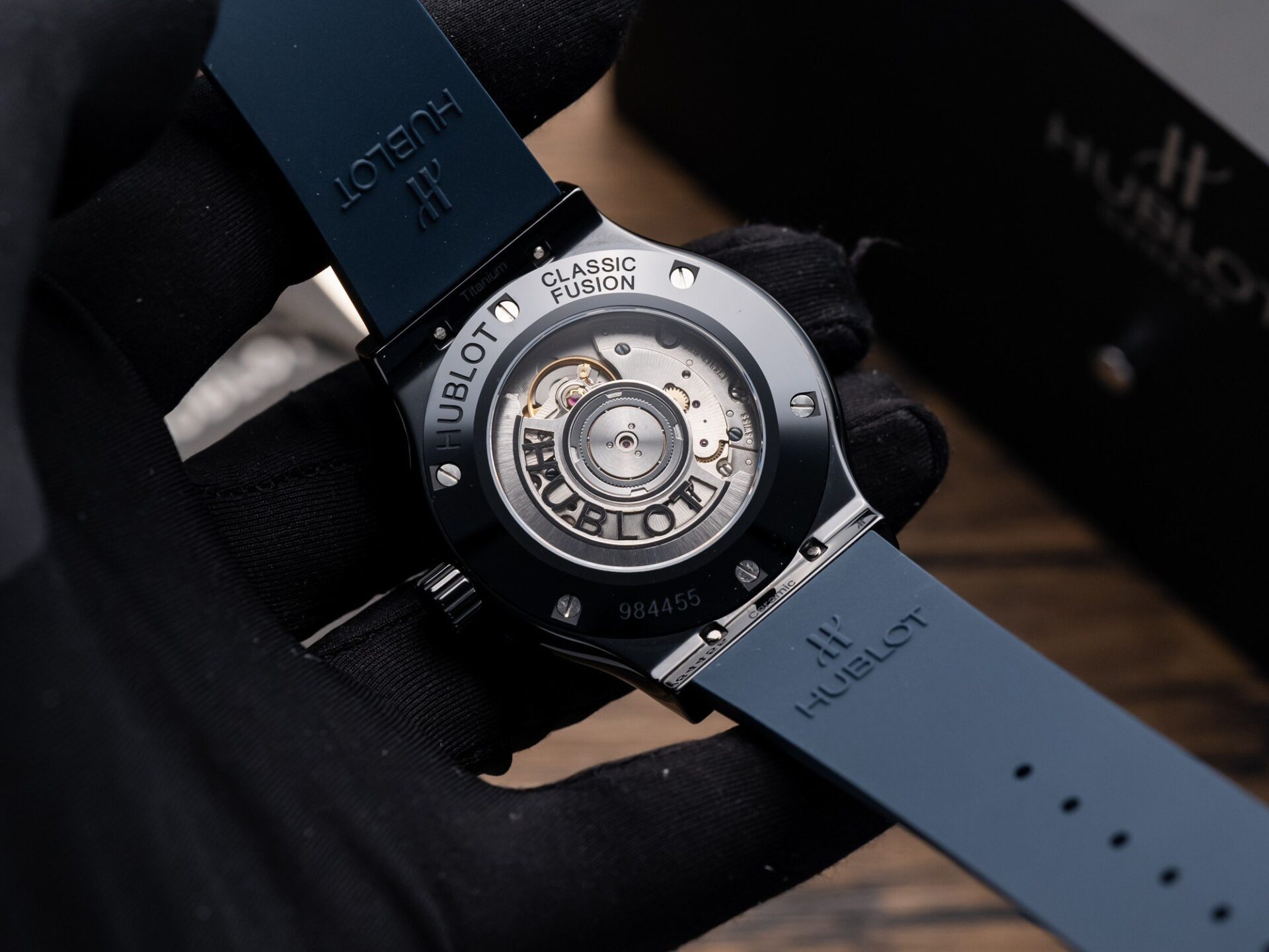 Hublot Classic Fusion Ceramic Blue Dial Rubber Strap GS Factory 42mm - Top club