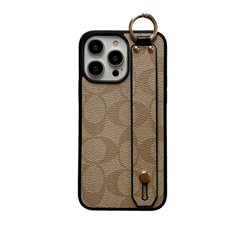Coach iPhone Case With Holder Black-SW240330 - Wholesale & Influencer
