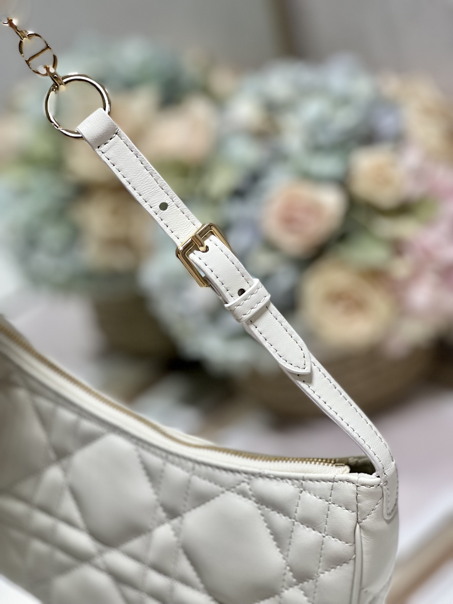 Cd Lounge Bag Black/White For Women in/ 26cm M22626FBE_M9001:1High-quality replica