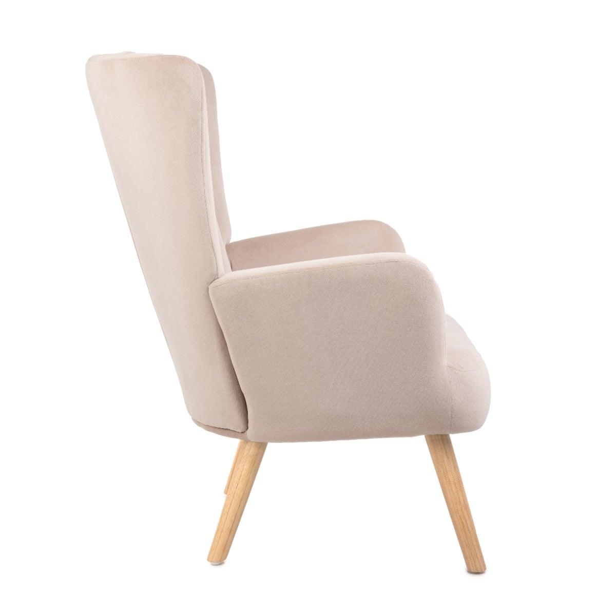 Fotel MILLS beżowy 75x79x102 cm