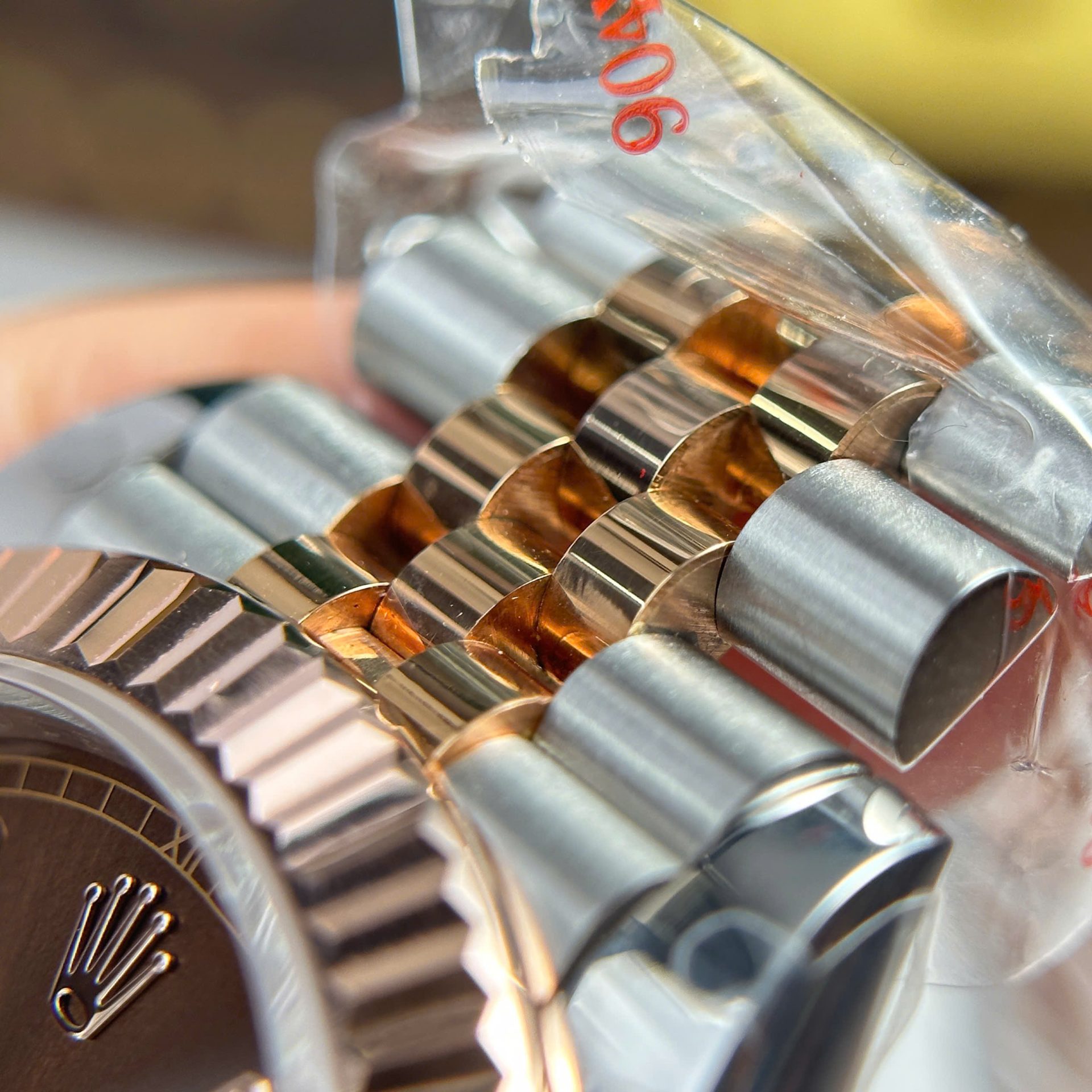 Rolex Replica Watch DateJust Chocolate Dial Gold Wrapped GM Factory 41mm - Top club