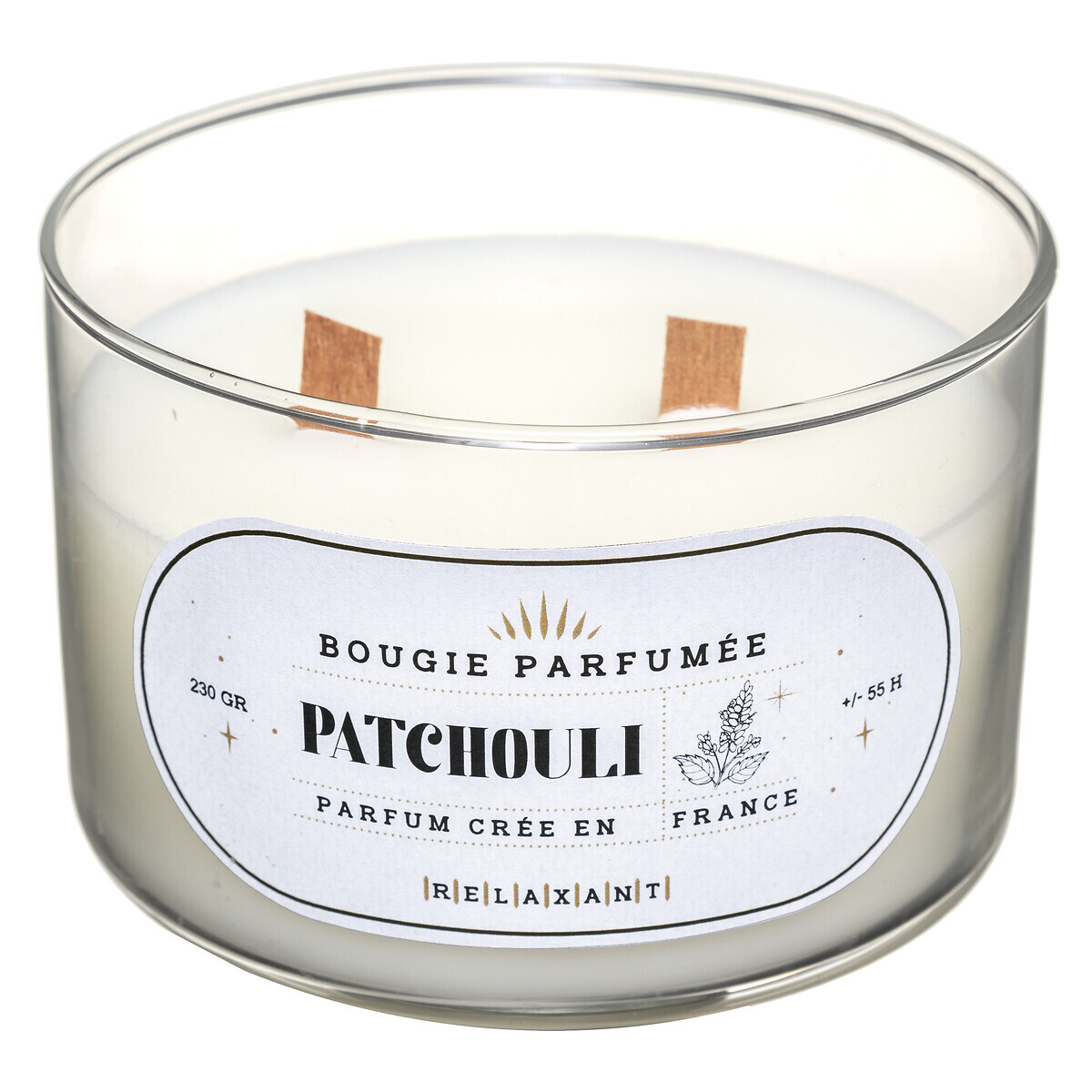 Scented candle "Snow" Patchouli, 470g