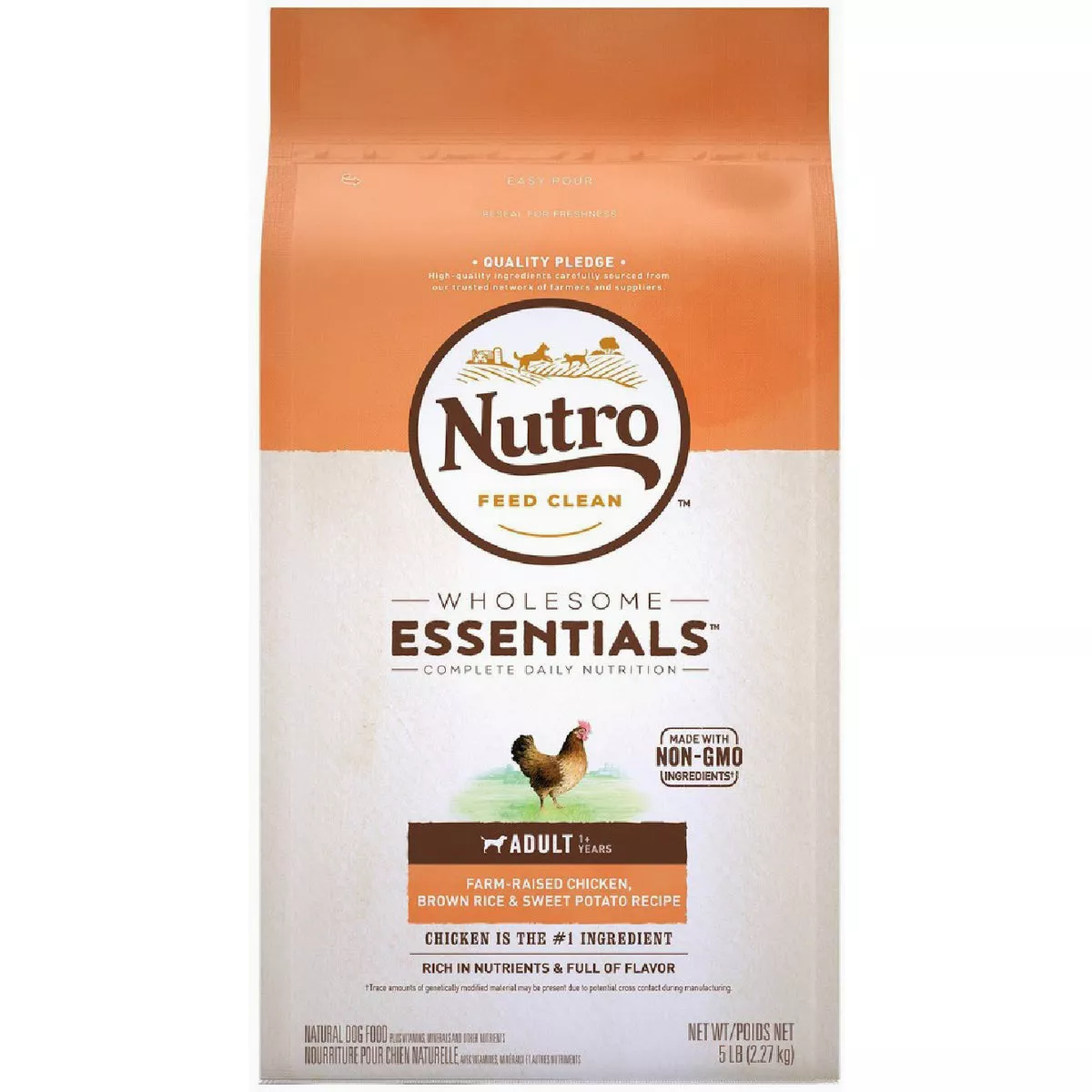 Nutro Wholesome Essentials 5 Lb. Chicken, Brown Rice, & Sweet Potato Adult Dry Dog Food
