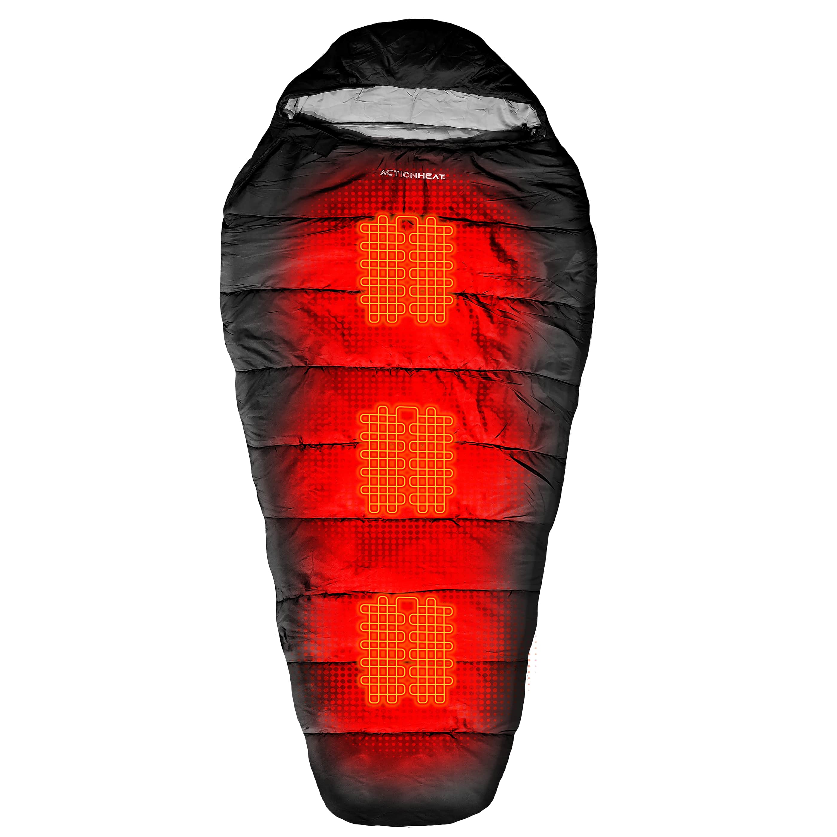 ActionHeat 5V Battery Heated Sleeping Bag in Black, ?Unisex-adult, One Size, Spot or Machine Wash Cold - Image 3