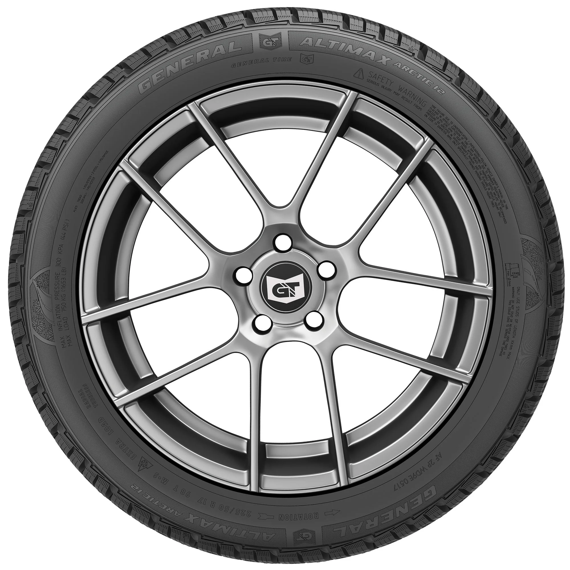 General AltiMAX Arctic 12 Winter 235/45R17 97T XL Passenger Tire - Image 3