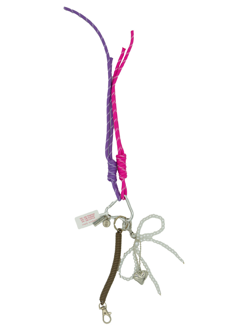 0225-BAG-CHARM-ROPE-MULTI - Simply Southern Outlet