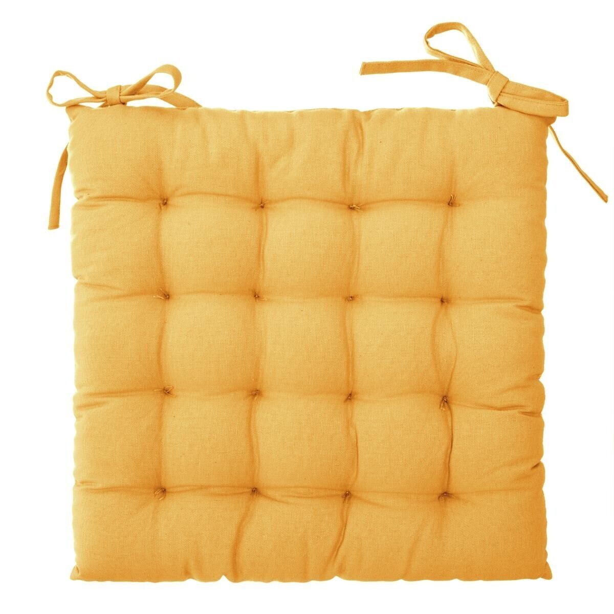 Chair cover "Otto" Yellow, 38x38 cm