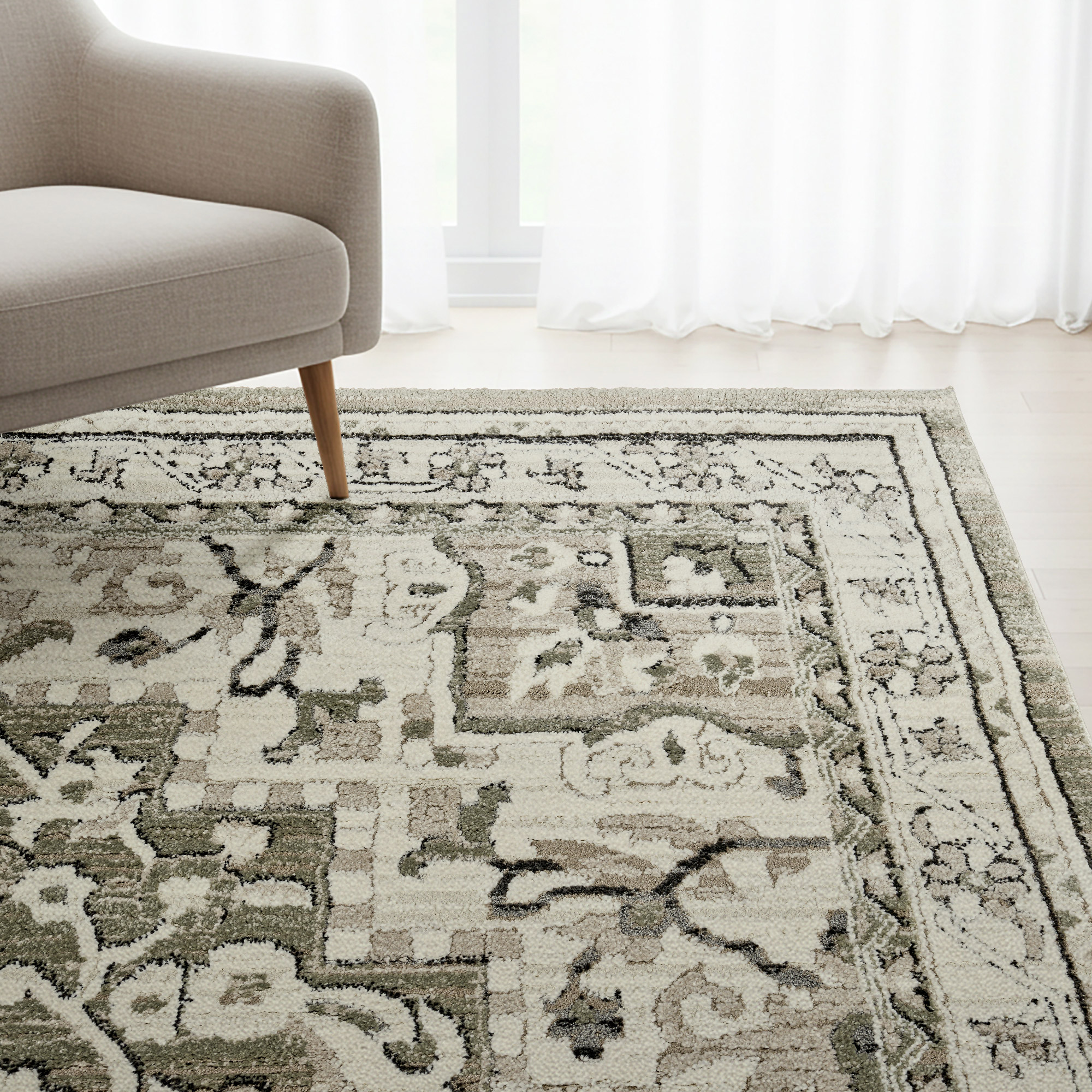 Solaris Area Rug, Keela Sage, 7'10' x 10'
