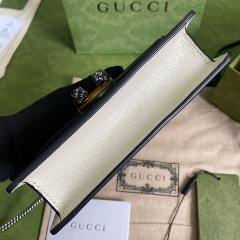 Replica Gucci Dionysus Super Mini Bag 476432 Orange White Leather1:1High-quality replica