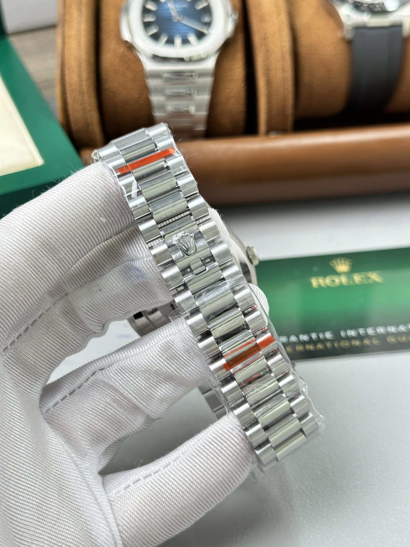 Rolex Day-Date 228236 Replica Wathc Weight 167gr Black Dial GM Factory 40mm - Top club