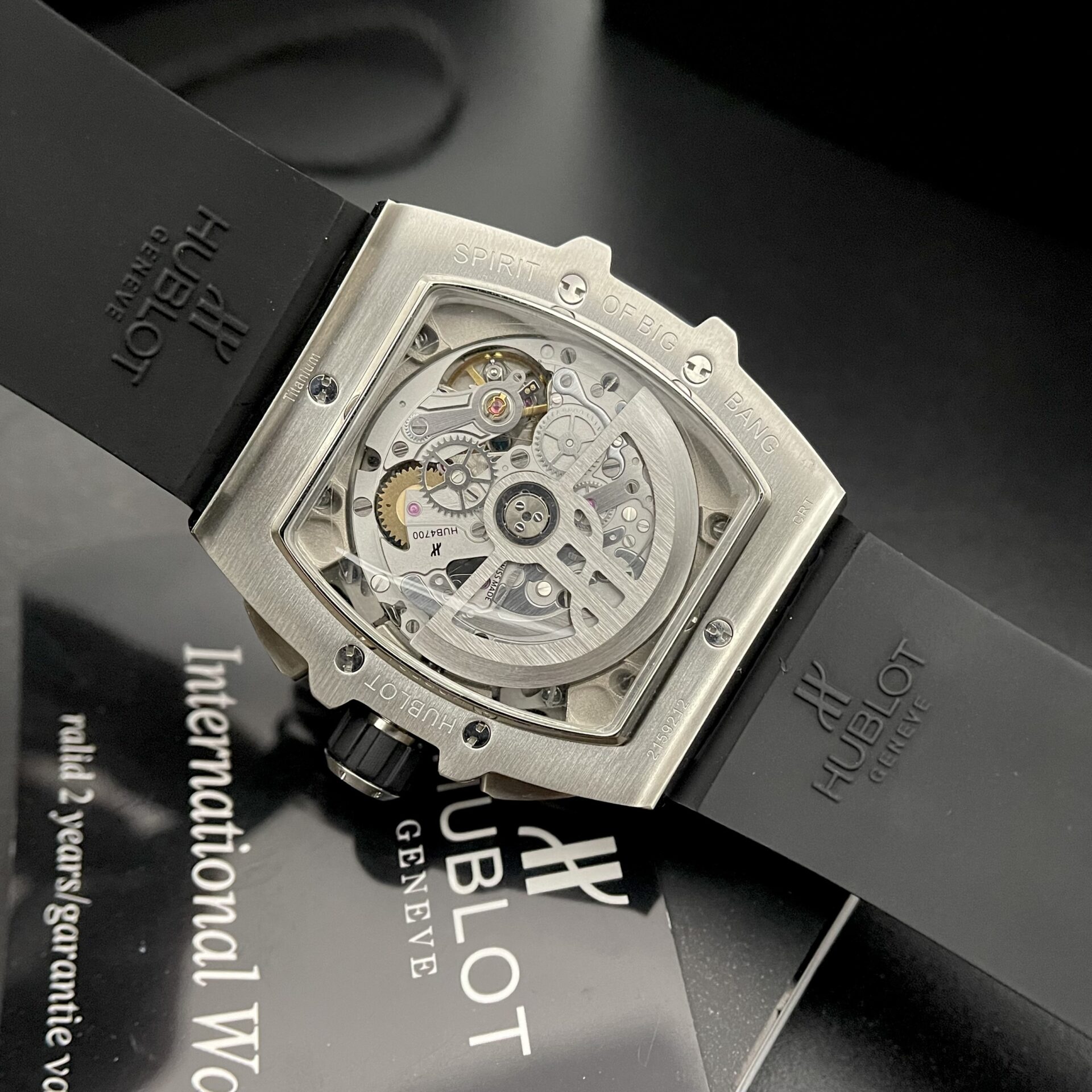 Hublot Spirit Of Big Bang Titanium Replica Watch Rubber Strap MS Factory 42mm - Top club