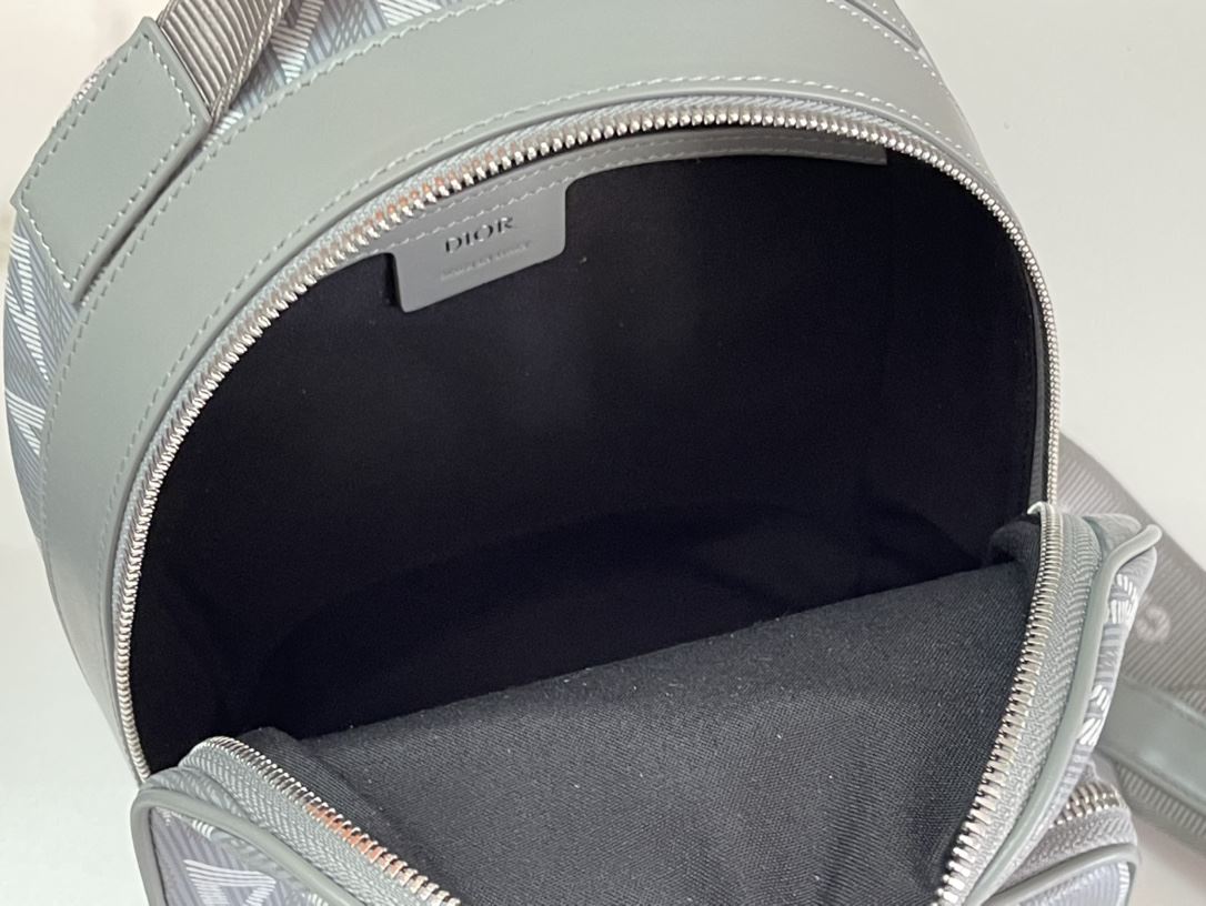 Mini Rider Sling Bag Black/Grey For Women‎ 12.5 in/ 32 cm CD 1ESBO038CDP_H43E1:1High-quality replica