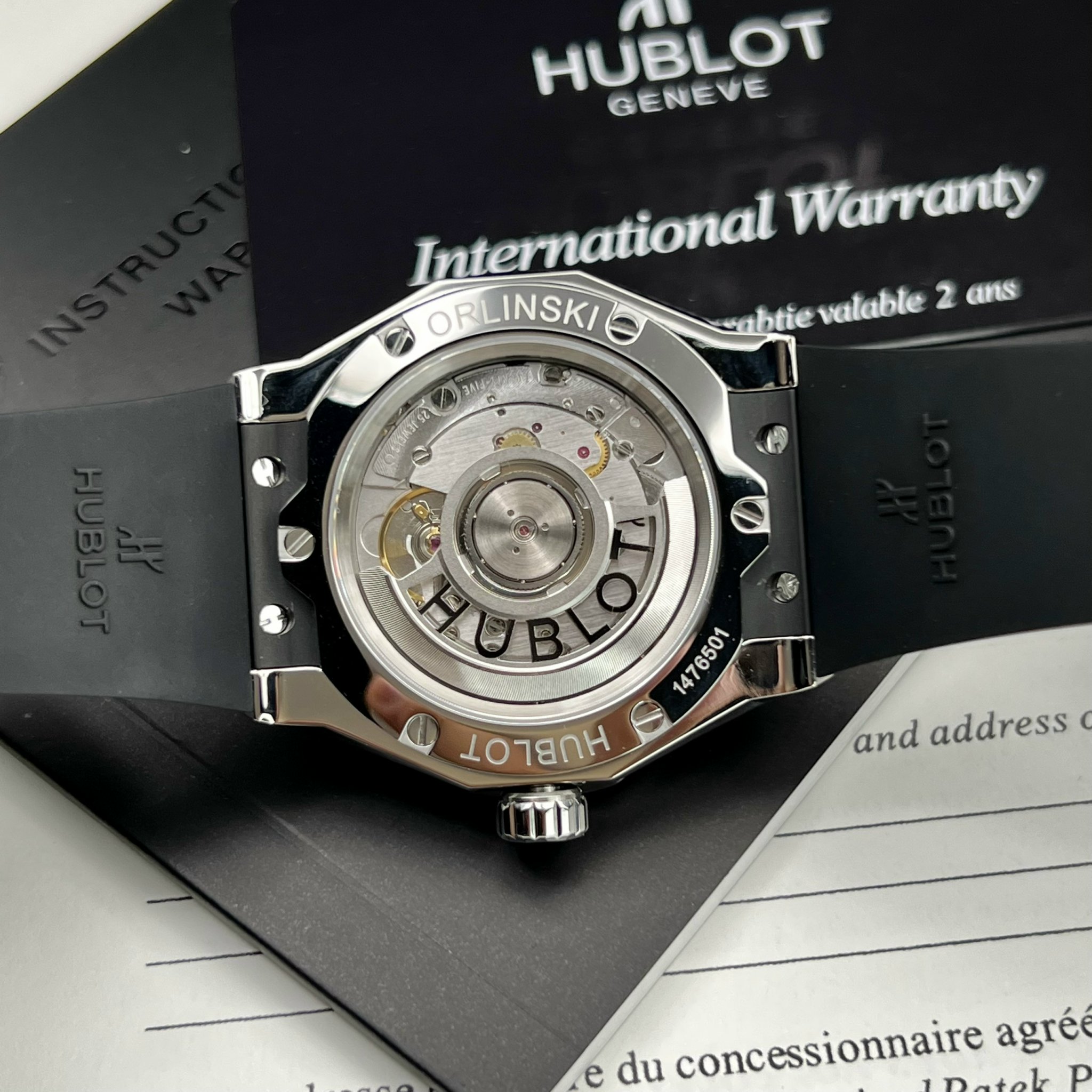 Hublot Replica Watch Classic Fusion Orlinski Full Diamonds Titanium Rubber Strap APS 40mm - Top club