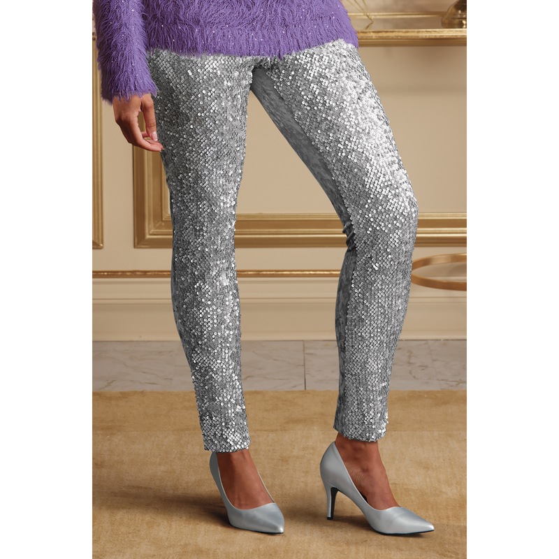 Lucinda Sequin Legging - MIDNIGHT VELVET CATALOG