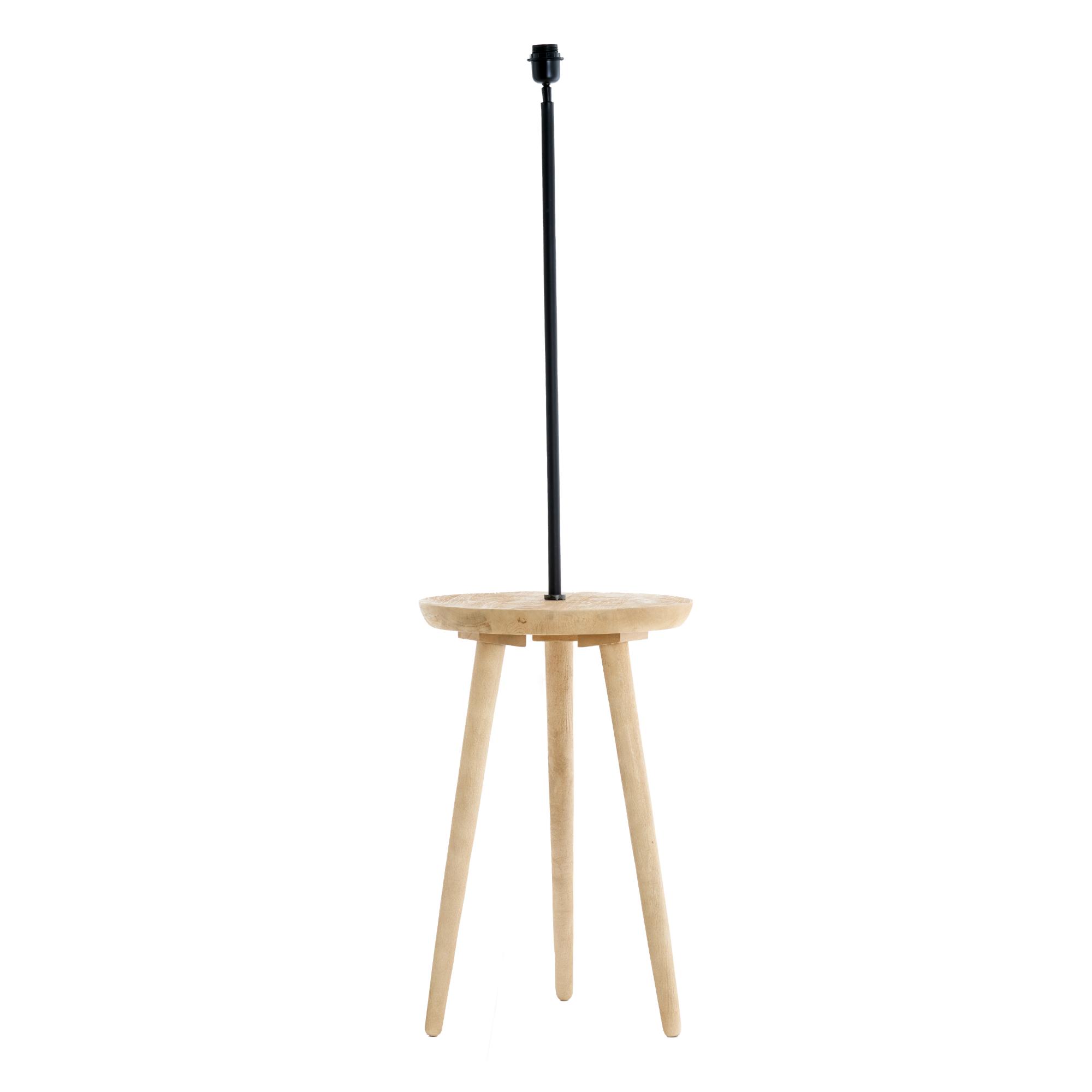 Light & Living Bijzettafel Tolfa - Naturel - Ø40cm