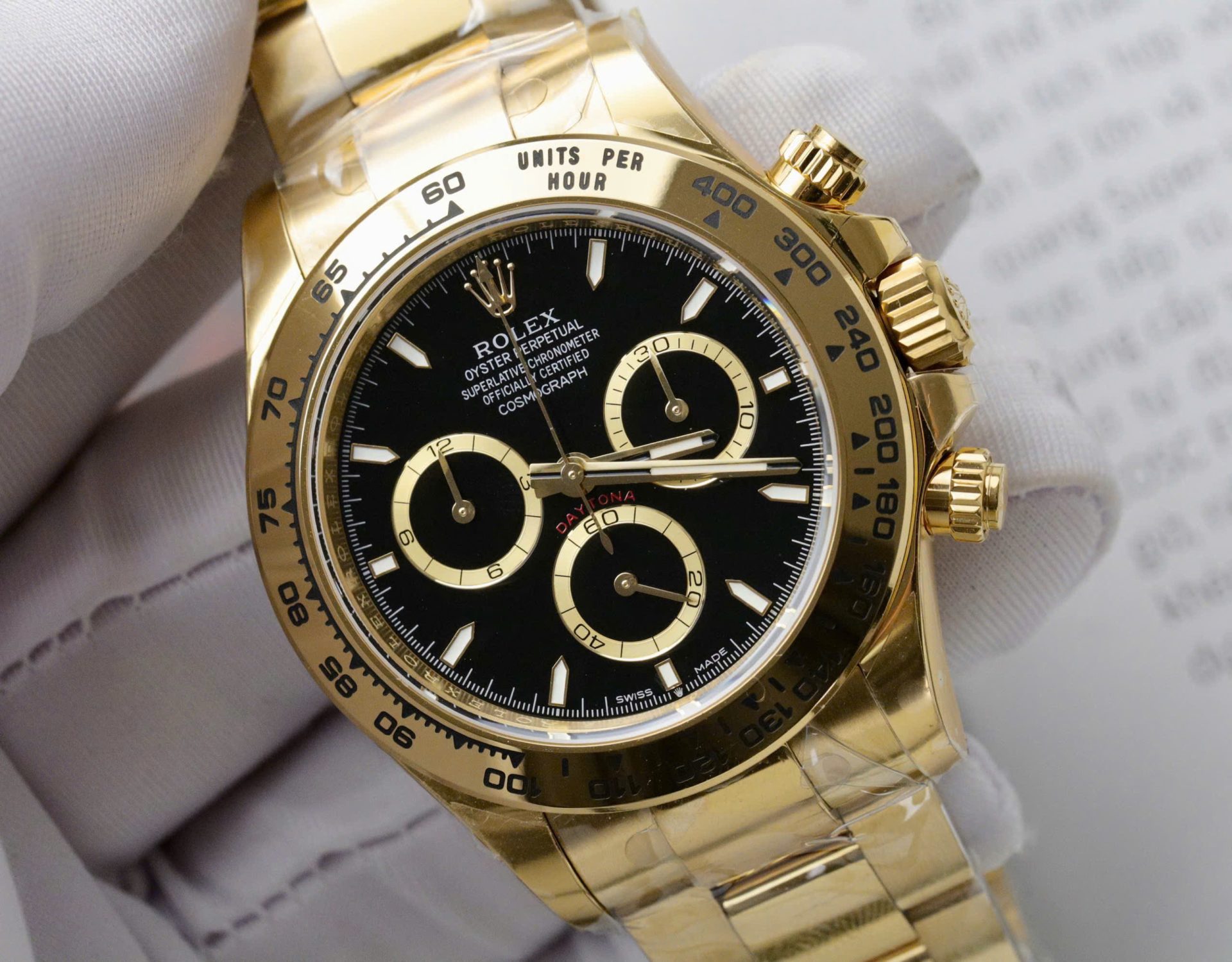 Rolex Cosmograph Daytona M126508 Replica 11 Watch Black Dial 40mm - Elite Watch Atelier