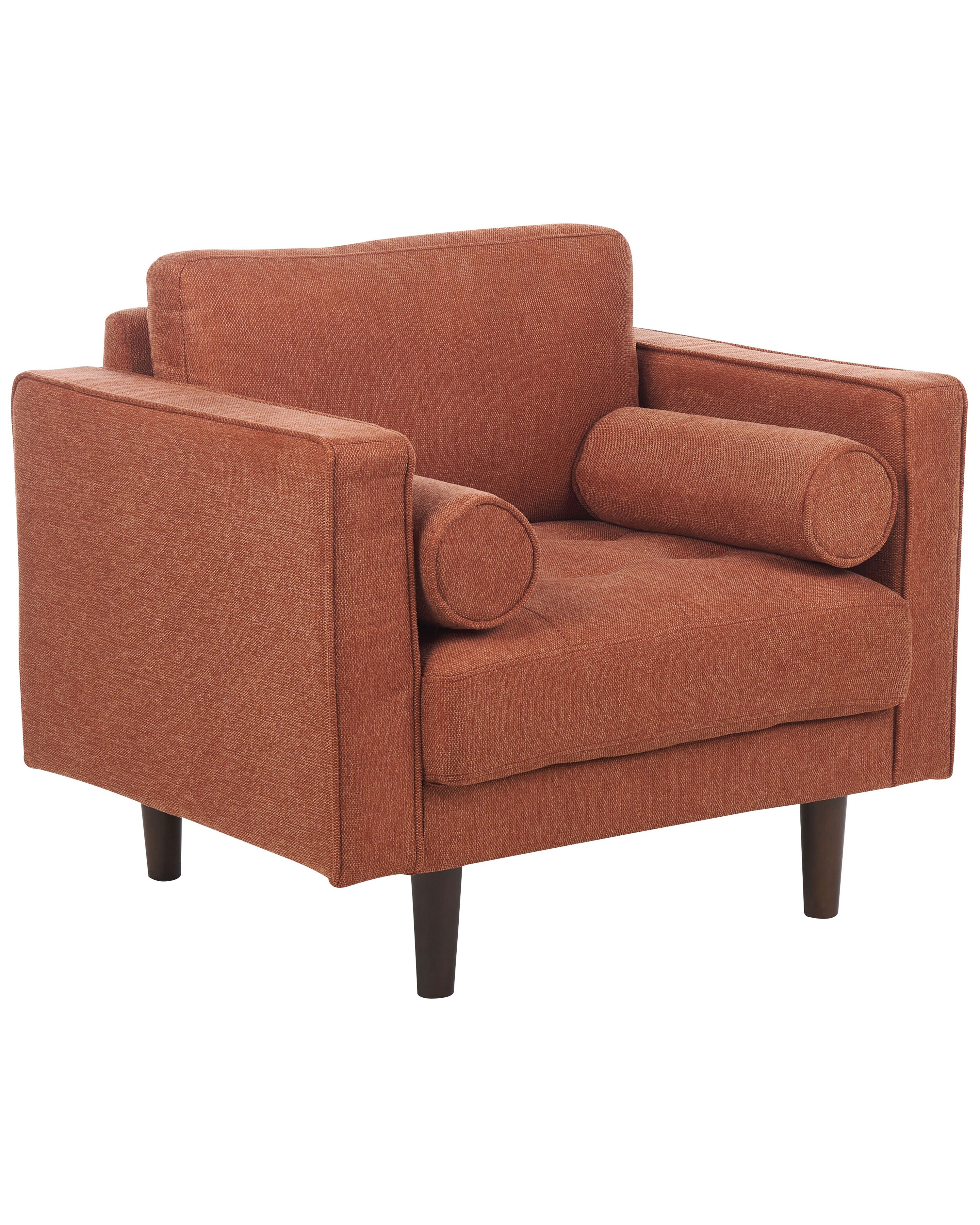 Armchair NURMO Fabric Golden Brown