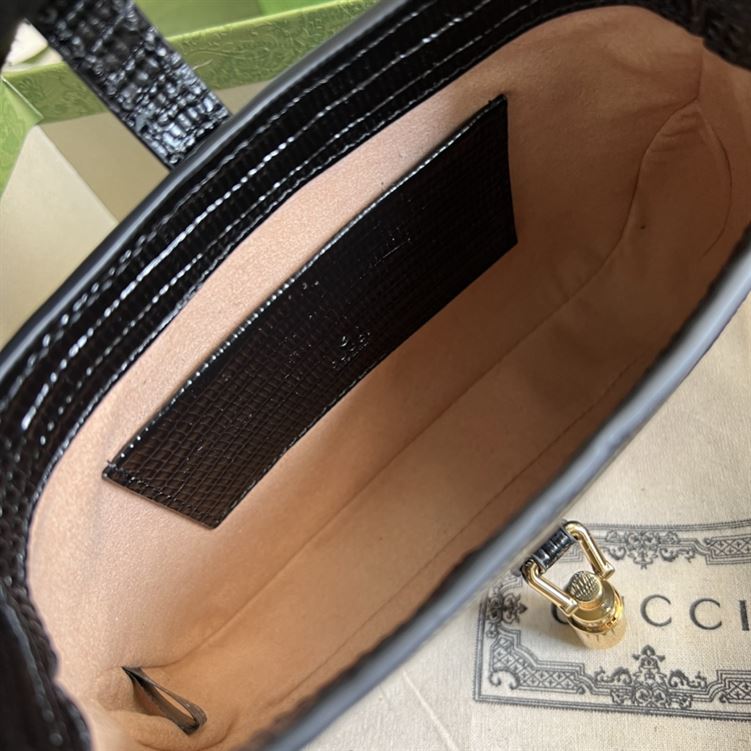 Jackie 1961 lizard mini bag Black – GB1201:1High-quality replica