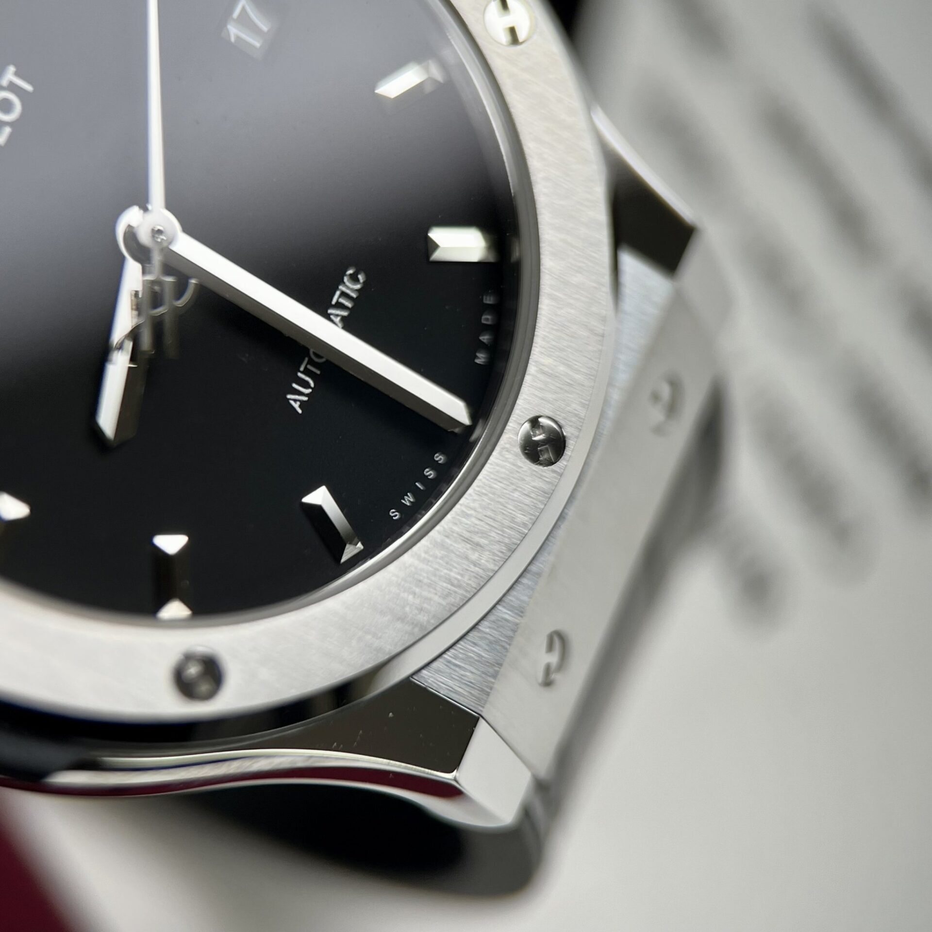 Hublot Replica Watch Classic Fusion Titanium Black Dial JJF Factory 42mm - Top club