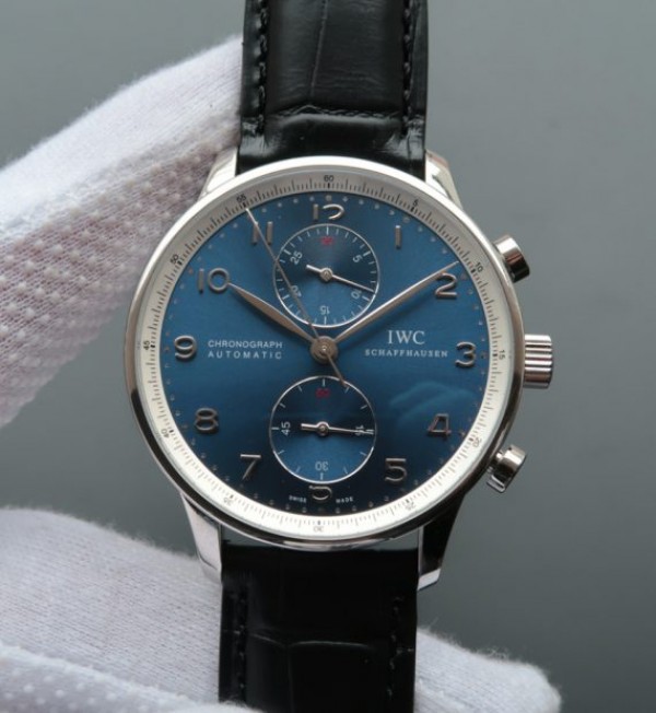 Replica IWC ZF Portuguese Chrono IW371432 Laureus Leather Strap - Top club