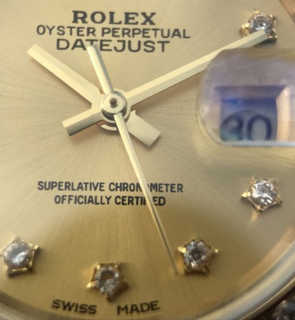 Replica Rolex DateJust 31mm Diamonds Bezel/Markers RG Gold Dial Bracelet A2235 - Elite Watch Atelier