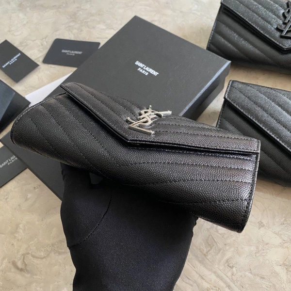 YSL MONOGRAM LARGE FLAP WALLET - Tidelocker Bags Ru1:1High-quality replica