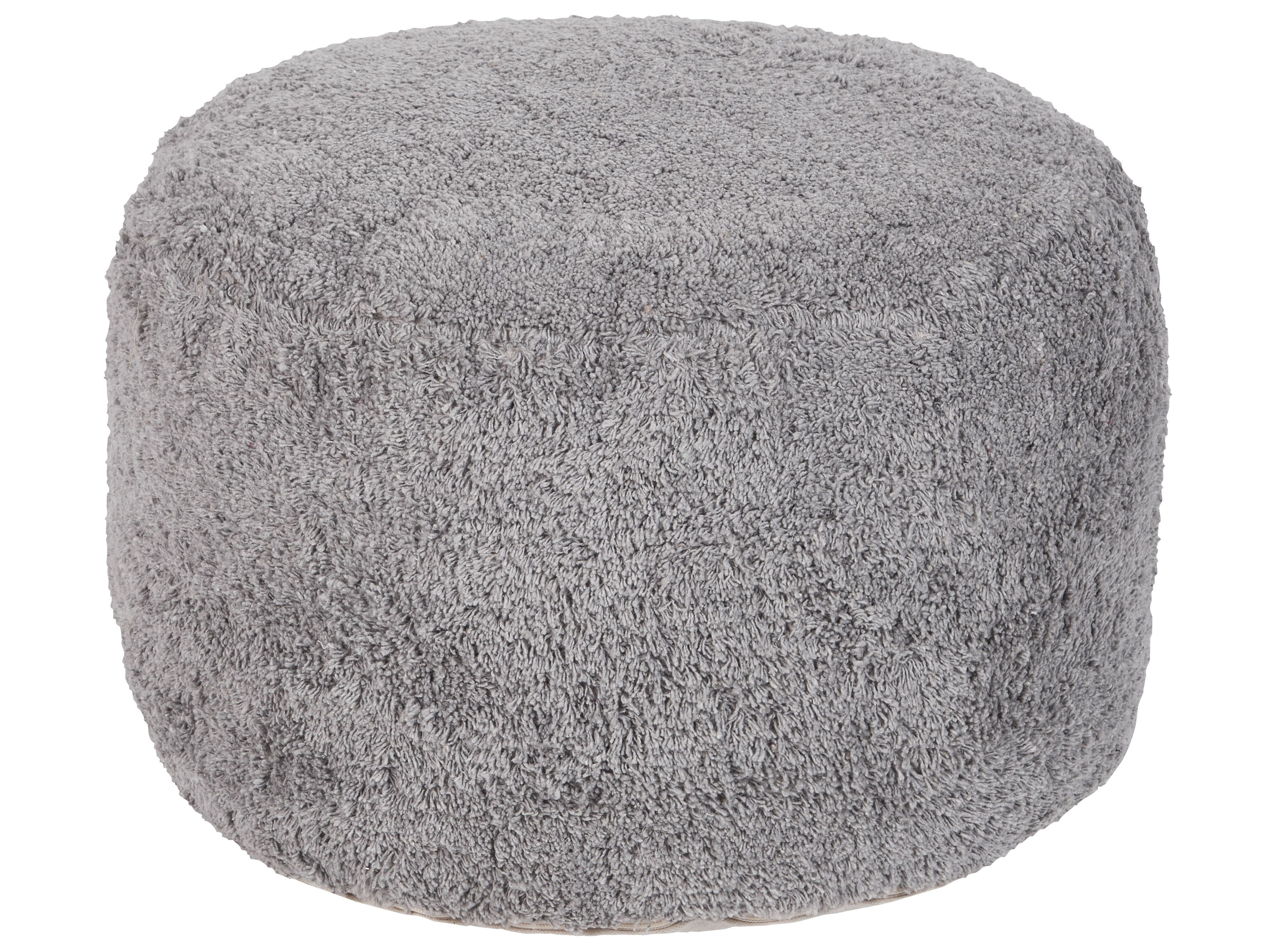 Pouffe KANDHKOT Cotton Grey