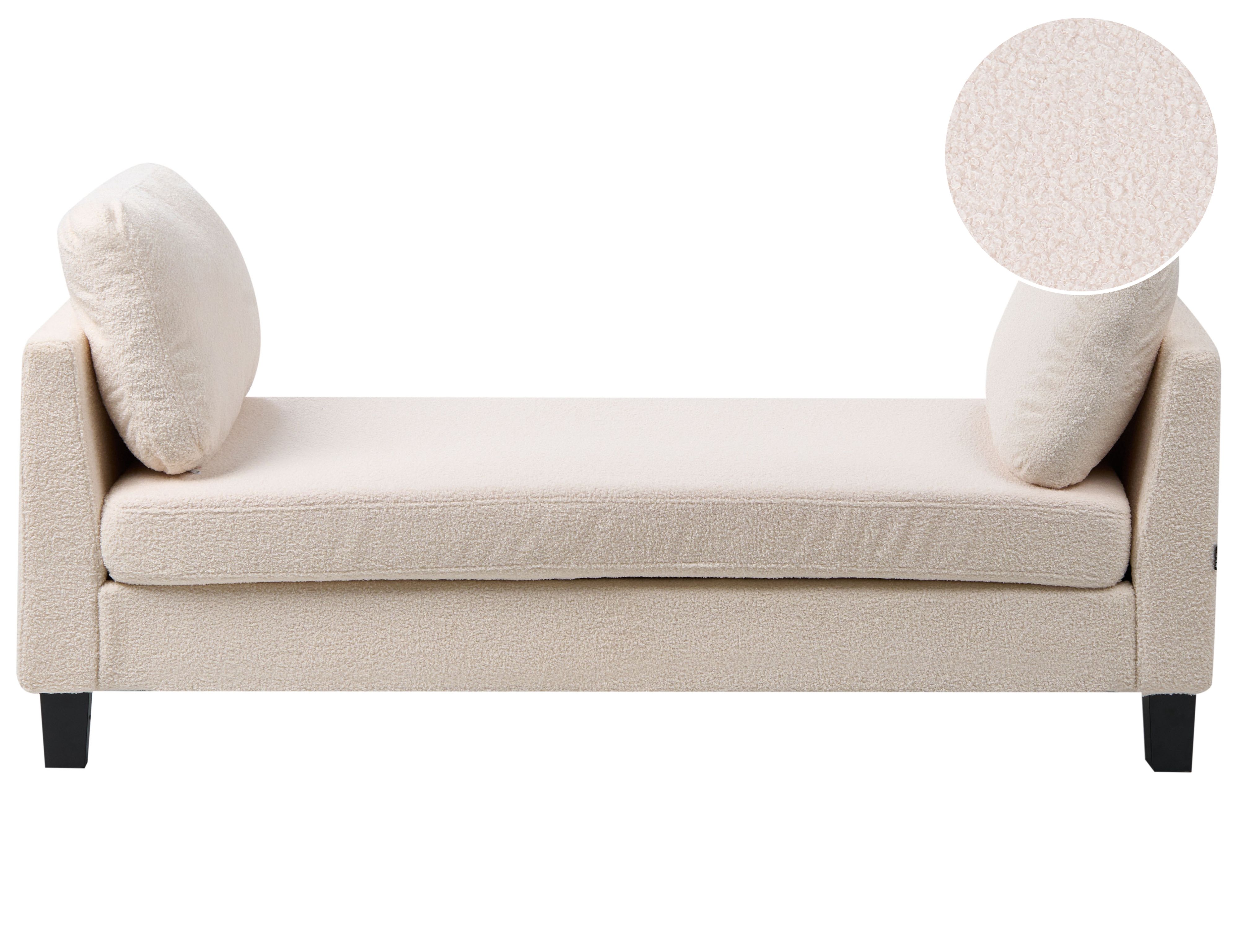 Chaise Longue ARCHIANE Fabric Off-White