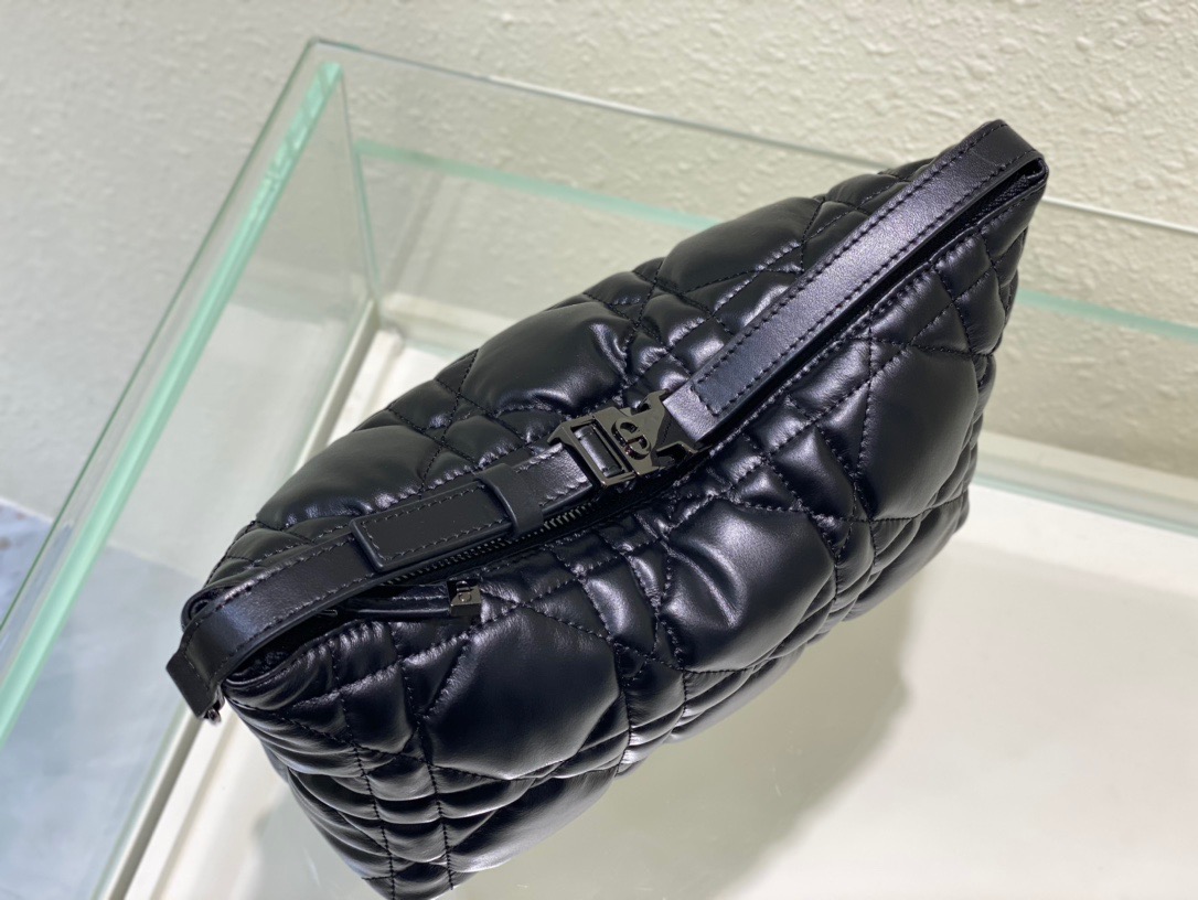 Christian Dior Medium DiorTravel Nomad Pouch Black, For Women, Women’s Handbags 8.5in/22cm CD S5554BMIG_M9001:1High-quality replica