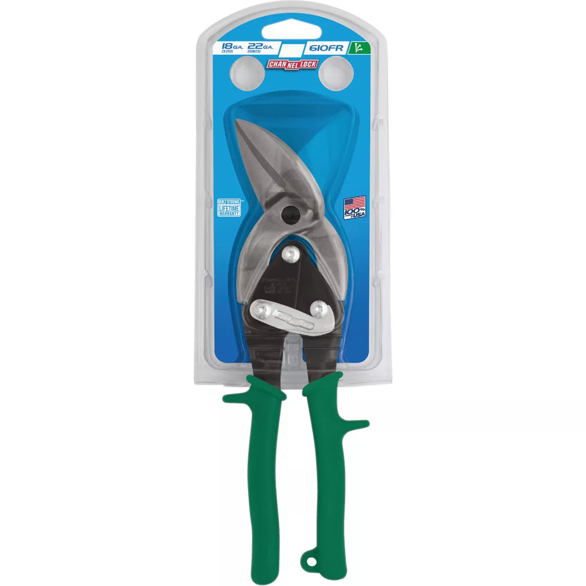 Channellock 10 In. Offset Aviation Right Snips