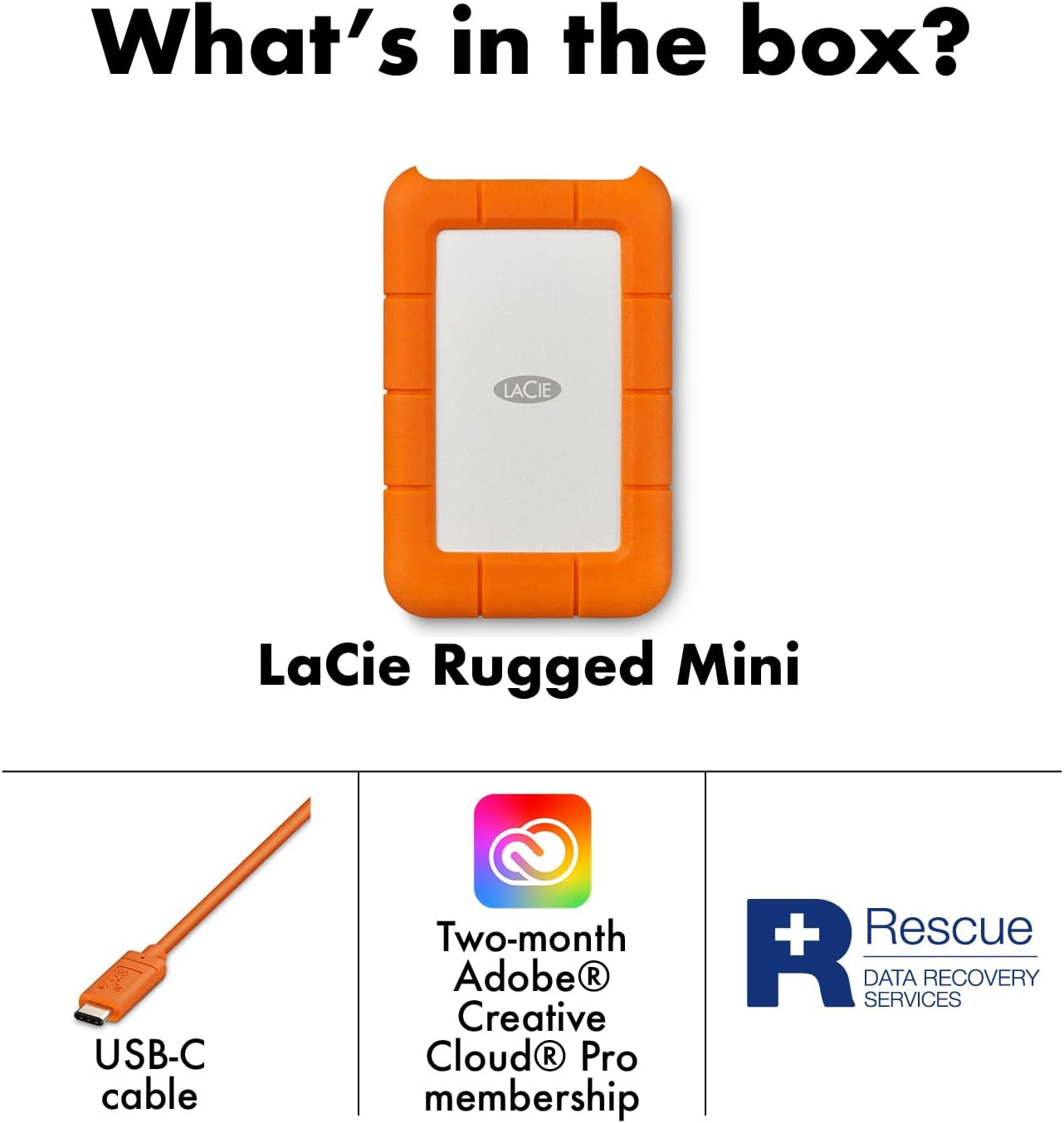 LaCie Rugged Mini, 1TB, 2.5