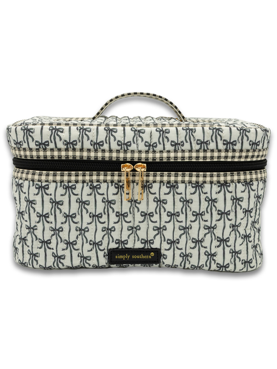 0126-BAG-QLTD-TRN-BLKBOW - Simply Southern Outlet