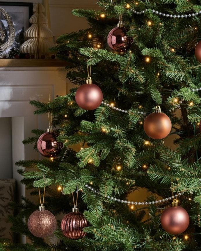 Set of 60 Baubles ISOJARVI Brown