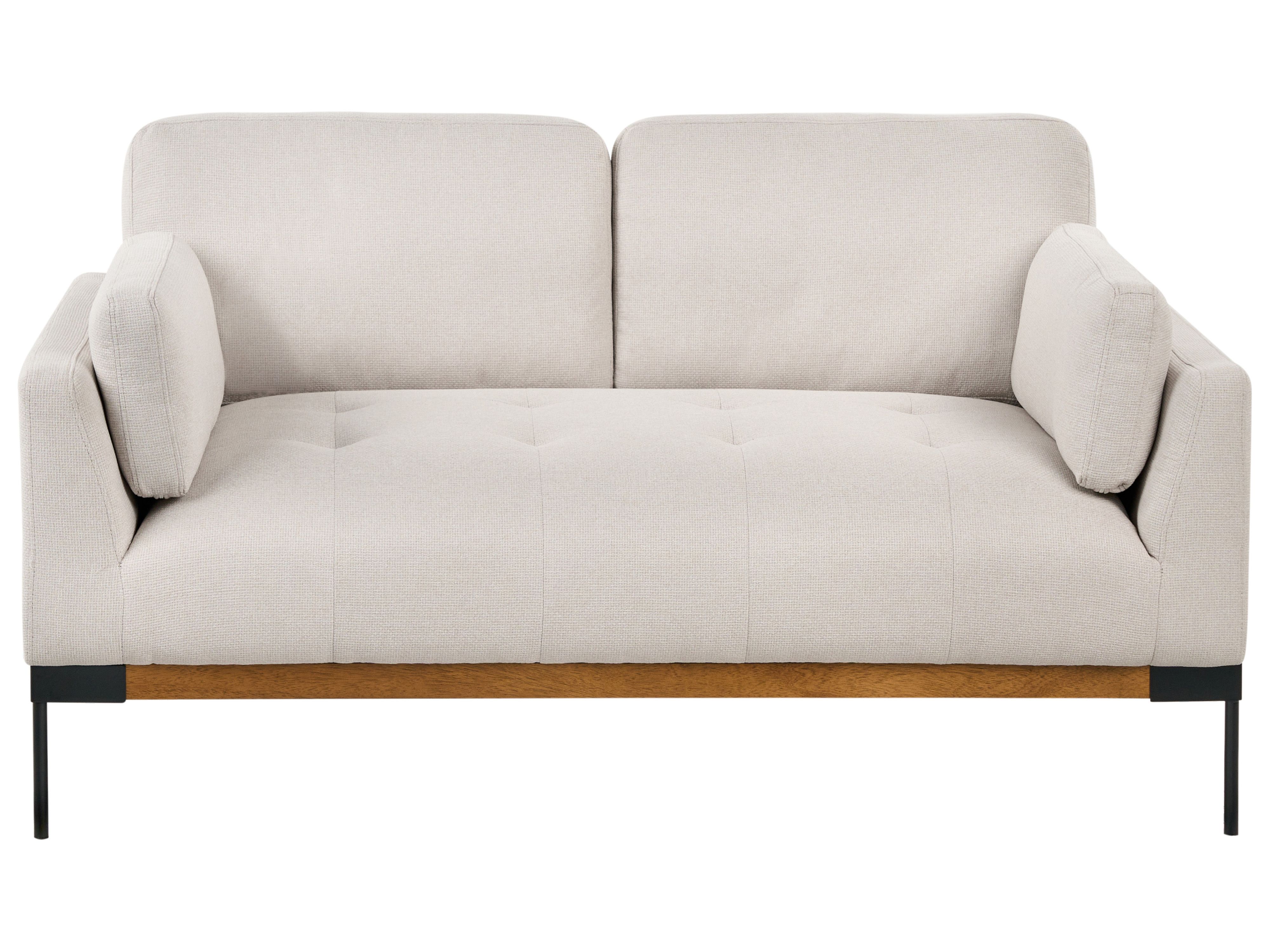 Sofa 2 Seater SKAVEN Fabric Light Beige