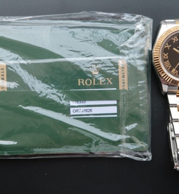 Replica Rolex DateJust II 126333 SS/YG Gray Dial Roman Markers SS/YG Bracelet - Top club