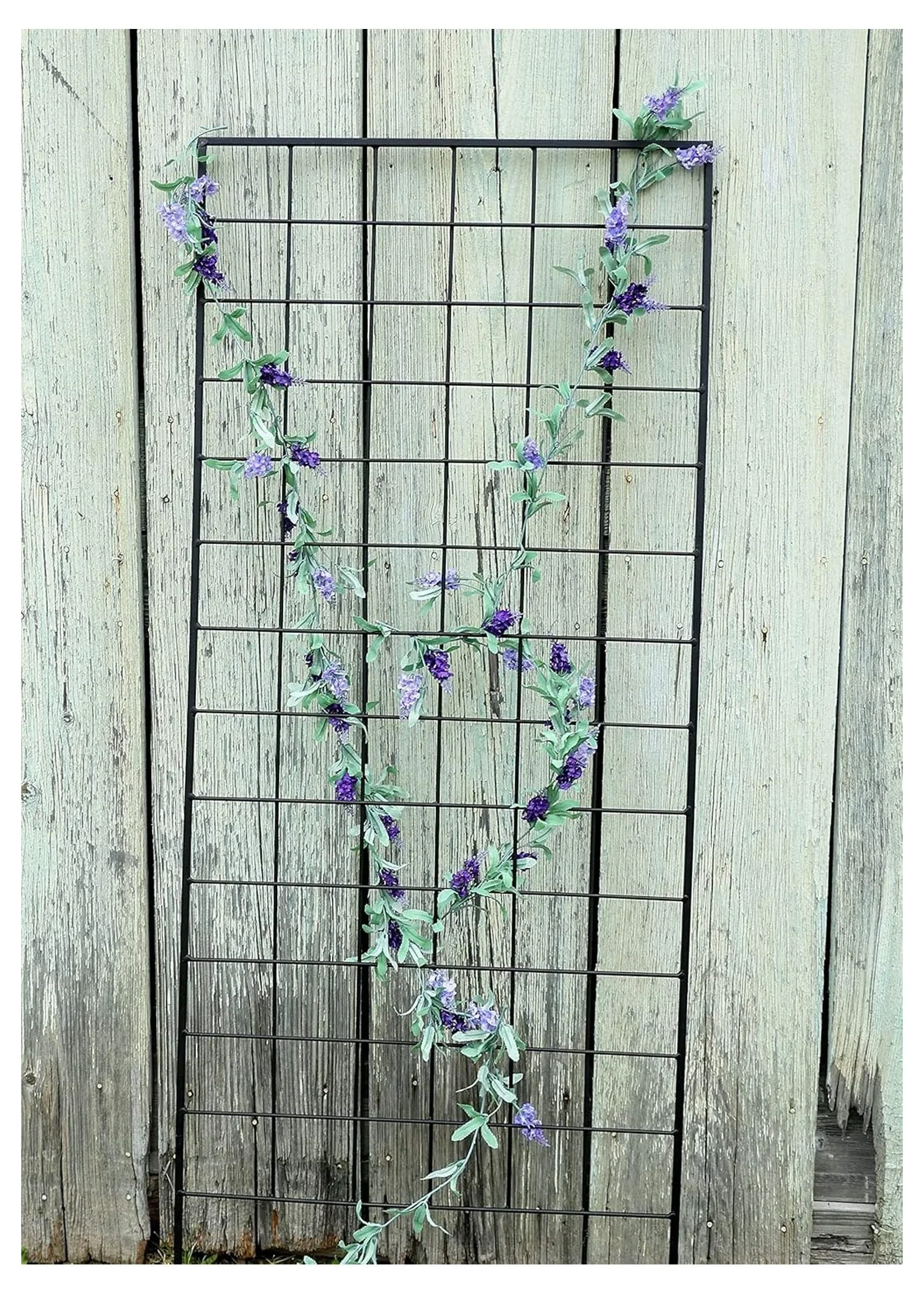 American Garden Works Narrow Screen Trellis, Black 64.25"H - STNMB - Image 3 American Garden Works Narrow Screen Trellis, Black 64.25"H - STNMB - Image 3