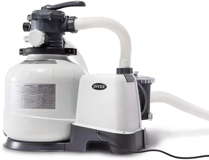 Intex Krystal Clear 16 Inch 3,000 GPH Above-Ground Pool Sand Filter Pump - 26651EG - Image 2 Intex Krystal Clear 16 Inch 3,000 GPH Above-Ground Pool Sand Filter Pump - 26651EG - Image 2